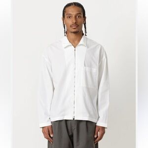 SMOCK Enzo Shirt Crushed Cotton in White